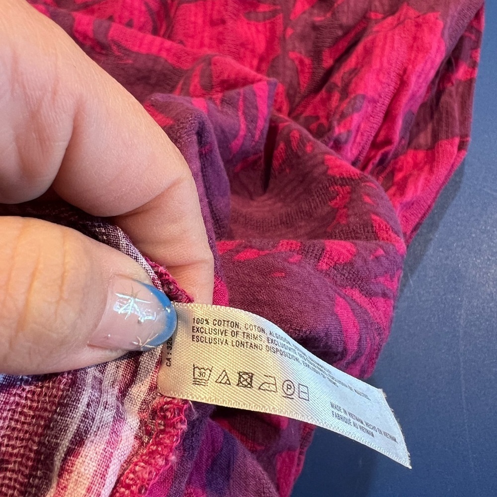 Anthropologie SATURDAY SUNDAY Yasmine Tiered Maxi Dress Tie Waist Sz S Purple - Picture 7 of 7